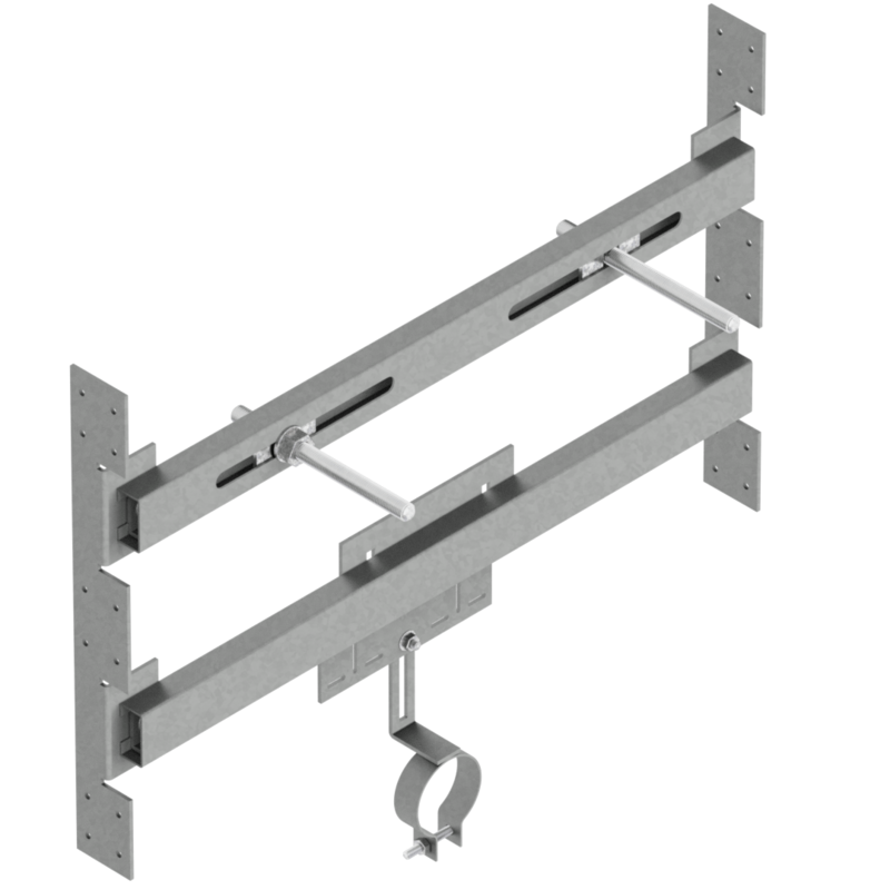SUPPORTO LAVABO CON PIASTRA EASY-FIX - SERIE TE