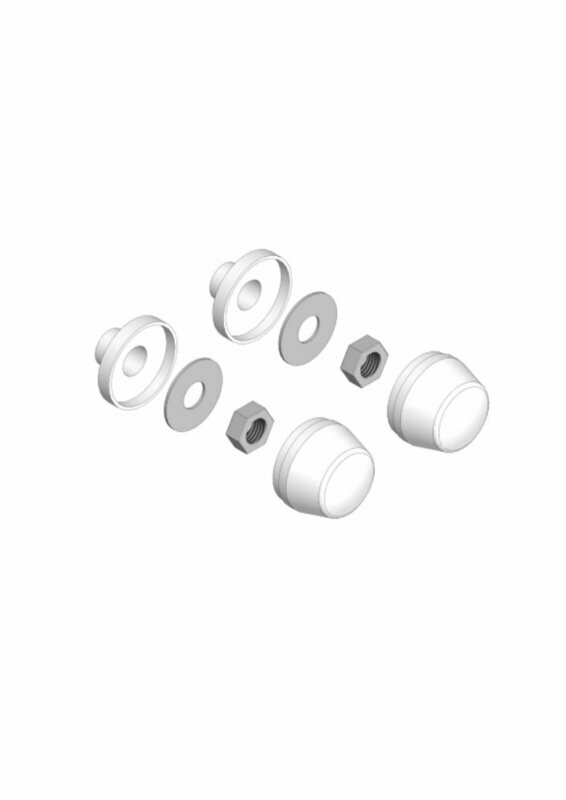 SERIE BOCCOLE E DADI PER FISSAGGIO wc-bidet- lavabo sospeso