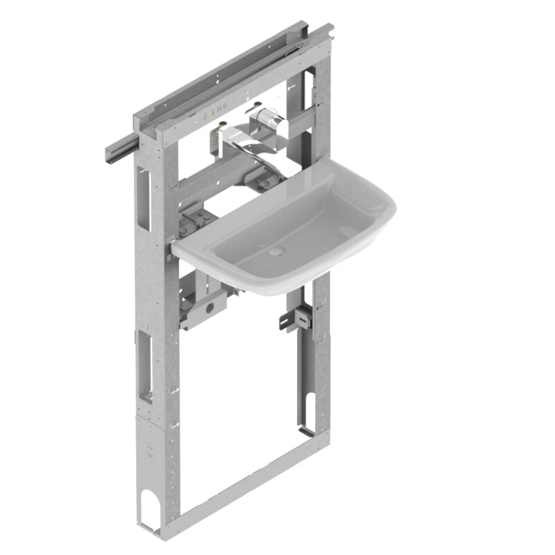 COMPONENTE MODULARE LAVABO SOSPESO EROGAZIONE A PARETE
Modello unico per: STANDARD - INFANZIA
