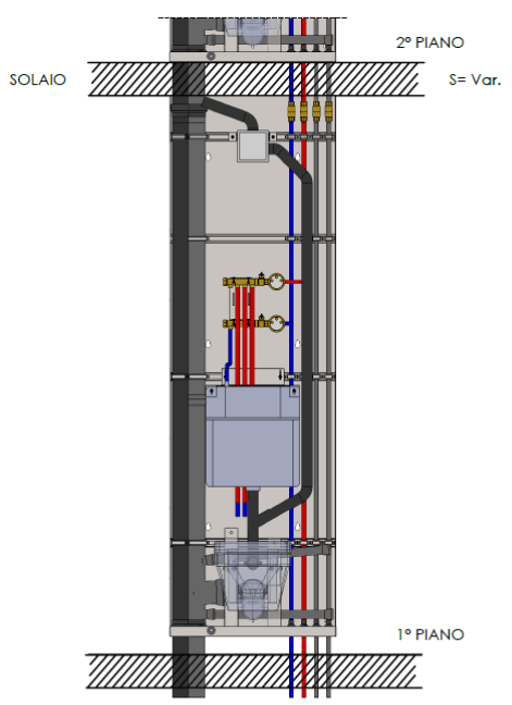 COMPONENTE PLURIPIANO ATTREZZATO