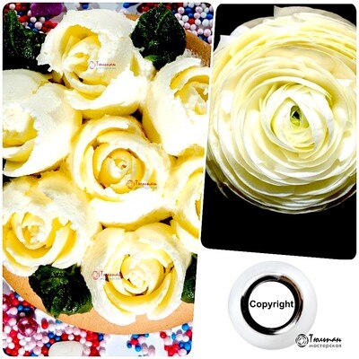 Насадка Роза №102 Тиффани | L размер (Russian Rose Nozzle L size #102 Beauty Tiffany | L size | By Tulip Workshop)