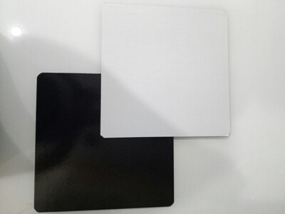 Подложка под торт двух-сторон. белая/чёрная толщина 0.8 мм Квадрат 29-29 см упак.10 шт