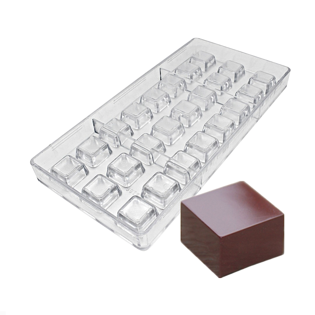 Поликарбонатная форма для шоколада 275*135*24 мм | Кубик мод.2189