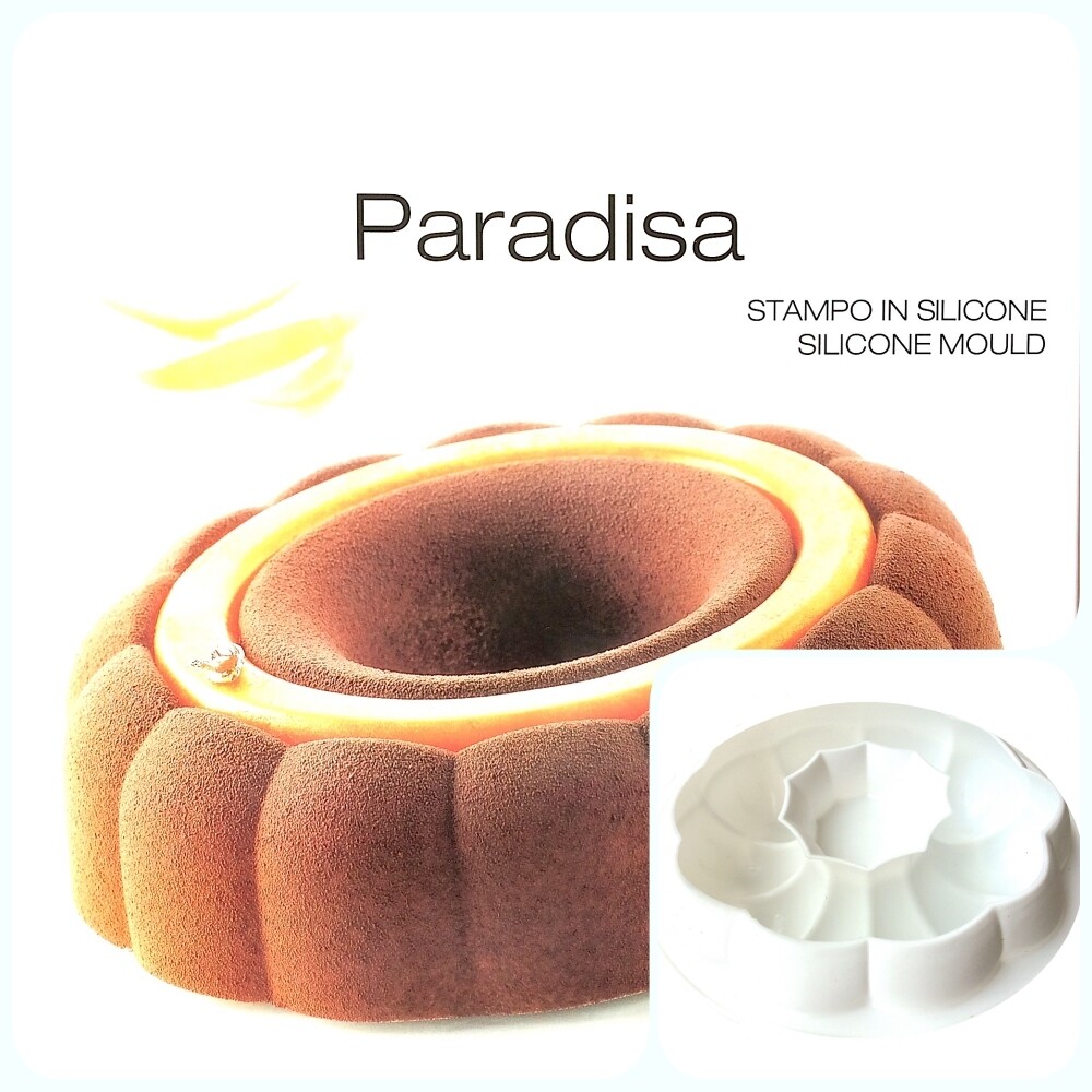Силиконовая форма 3D для муссового торта | Парадис ∅210 мм