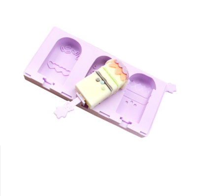Силиконовая форма для мороженого 190*85*20 мм Эскимо (Popsicle)