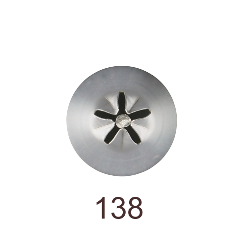 Кондитерская насадка звезда закрытый центр (сирень) №138 Tulip™ | малый размер