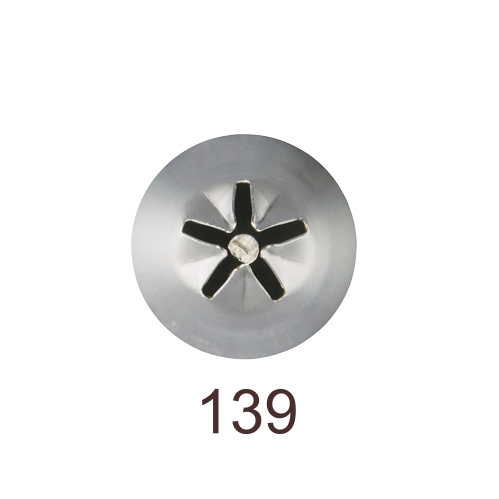 Кондитерская насадка звезда закрытый центр (сирень) №139 Tulip™ | малый размер