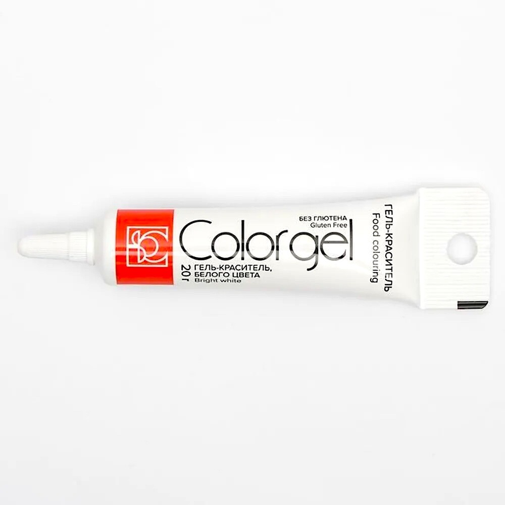 Краситель пищевой гелевый Colorgel: Bright White (Белый) | 20-100 гр