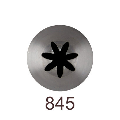 Кондитерская насадка закрытая звезда №845 Tulip™ (diam.7 mm; 7лучей)
