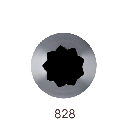 Кондитерская насадка открытая звезда №828 Tulip™ (diam.16 mm; 9лучей)