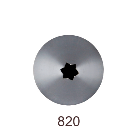 Кондитерская насадка открытая звезда №820 Tulip™ (diam.4 mm; 6лучей)