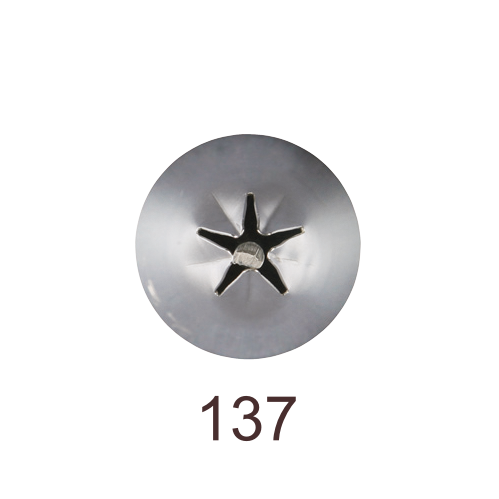 Кондитерская насадка звезда закрытый центр (сирень) №137 Tulip™ | малый размер
