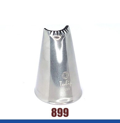 Кондитерская насадка 899 Tulip™ лента с зубчиками ракушка (Shell Basketweave) большая, прорезь 20 мм