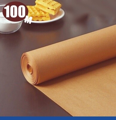 Бумага (пергамент) для выпечки и упаковки, ширина 38 см, рулон 100 м