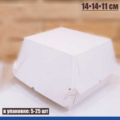 Коробка для бенто торта 14•14•11 см | СНБ (упак. 5-25 шт)