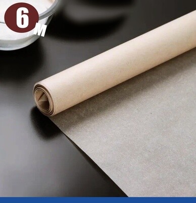 Бумага (пергамент) для выпечки и упаковки, ширина 38 см, рулон 6 м