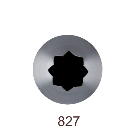 Кондитерская насадка открытая звезда №827 Tulip™ (diam.14,5 mm; 8лучей)