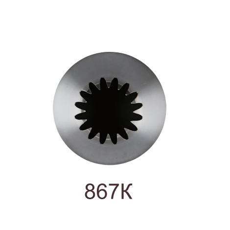 Кондитерская насадка полузакрытая звезда №867K, 869К (французская трубочка) Tulip™