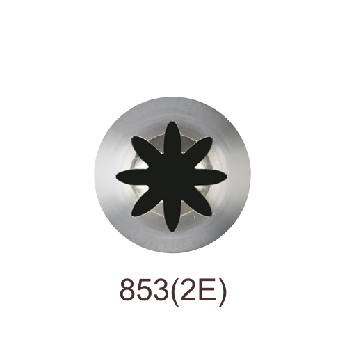 Кондитерскиая насадка закрытая звезда №853 (2E) Tulip™ | стандартный размер, | модель: Tulip 853