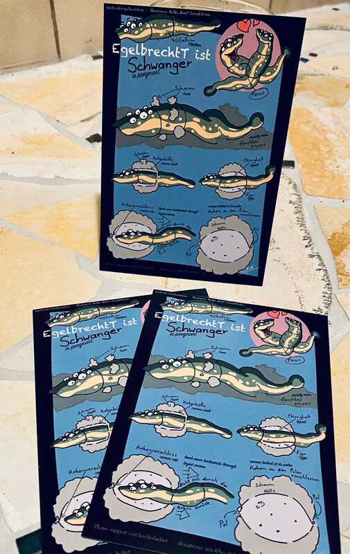 1 x Postkarte / postcard „Egelbrecht“