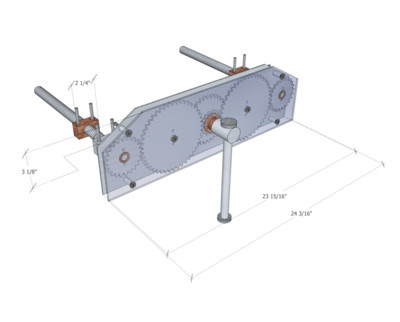 Twin Turbo Vise Planning Dimensions