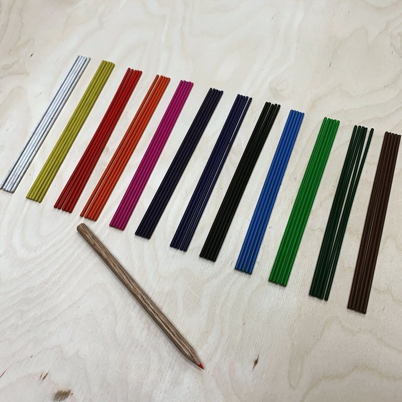 24 colors high quality colored lead, 5 each 24 colors high quality colored lead, 5 each