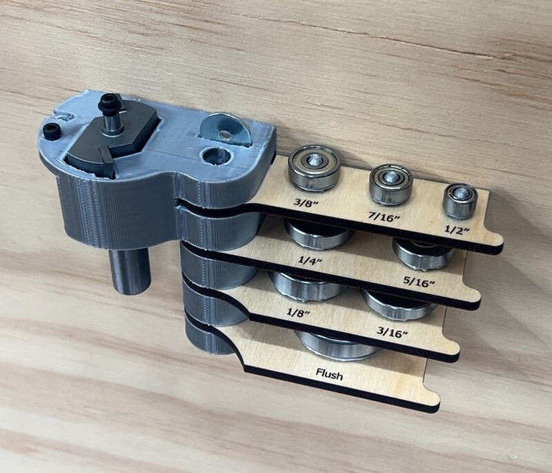 Whiteside Multi-Rabbet bit set storage kit