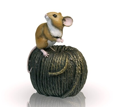 Mouse on Ball of Twine