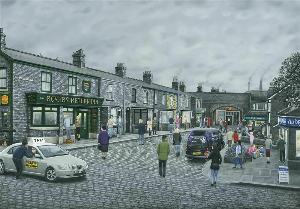 On The Cobbles (canvas)