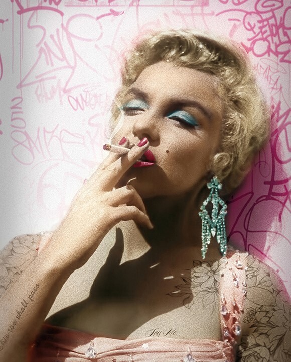 Smoking Gun - Marilyn ( Colour or Black & White )