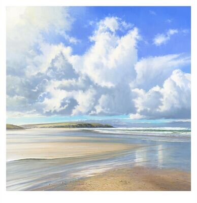 Towering Clouds at Holywell Bay