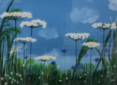 Cow Parsley & Cornflowers