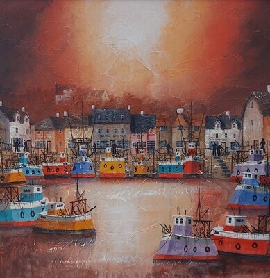 Quirky Padstow (orange)