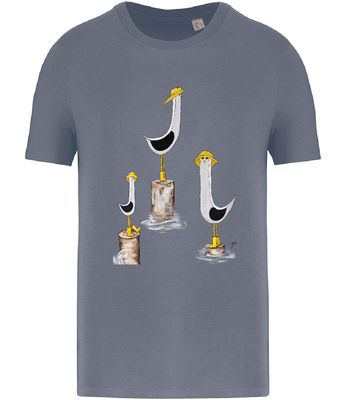 Seagulls In Sou'Westers T-shirt