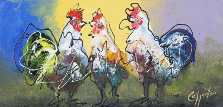 Trio of Chickens