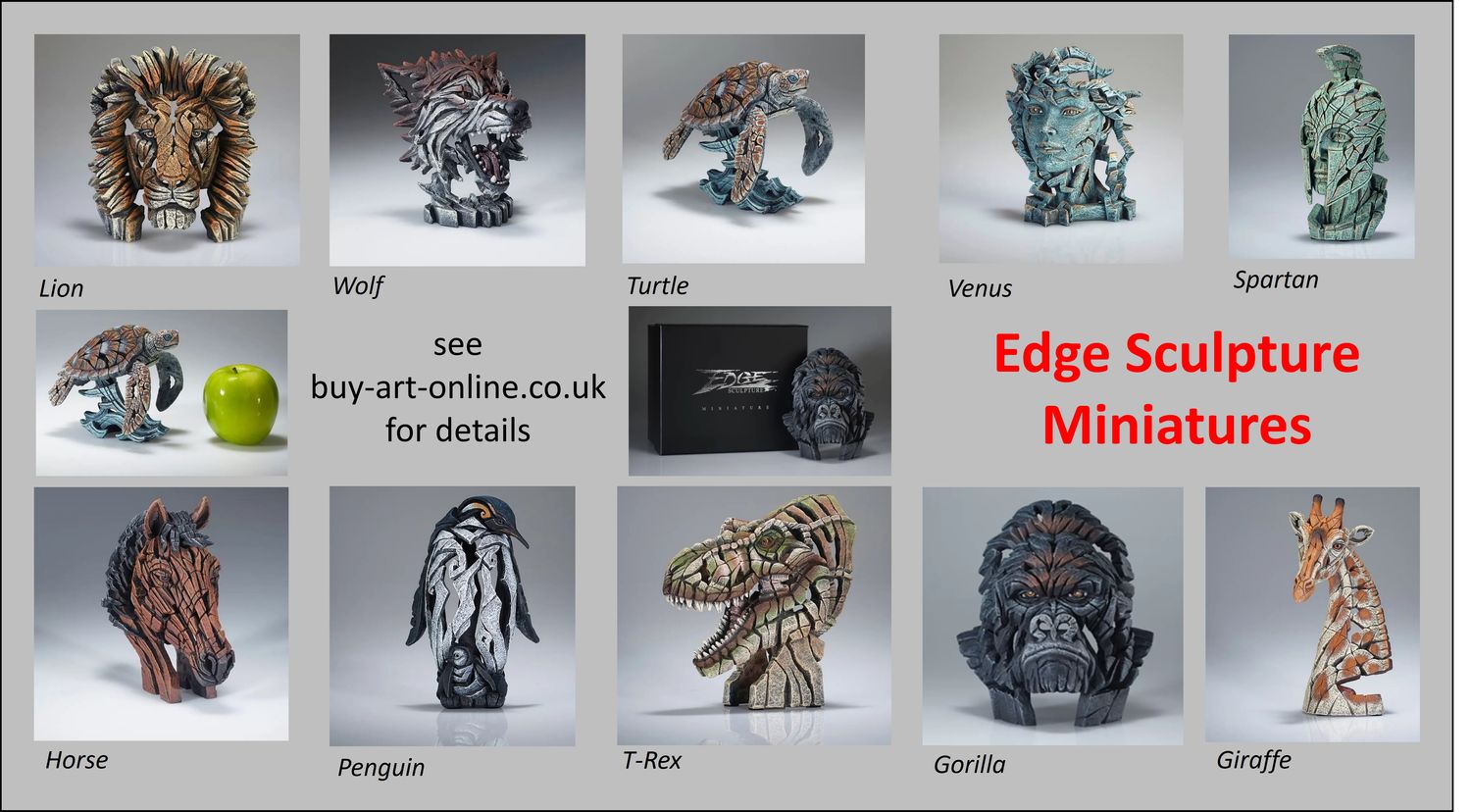 Miniature Edge Sculptures - Multi Buy
