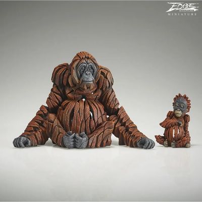 Orangutan & Baby Miniature