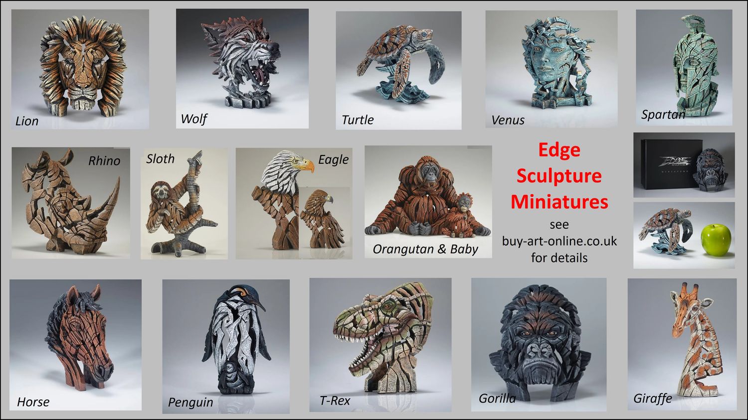 Miniature Edge Sculptures - Multi Buy