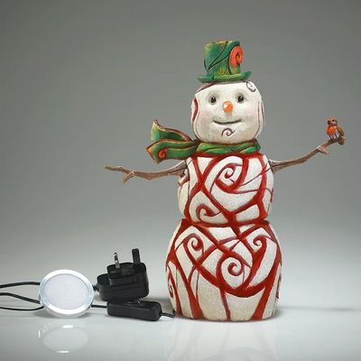 Snowman - Illuminated Red