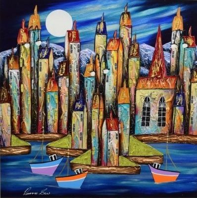 Boats In the Moonlight