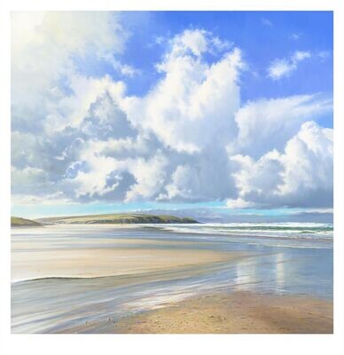 Towering Clouds at Holywell Bay