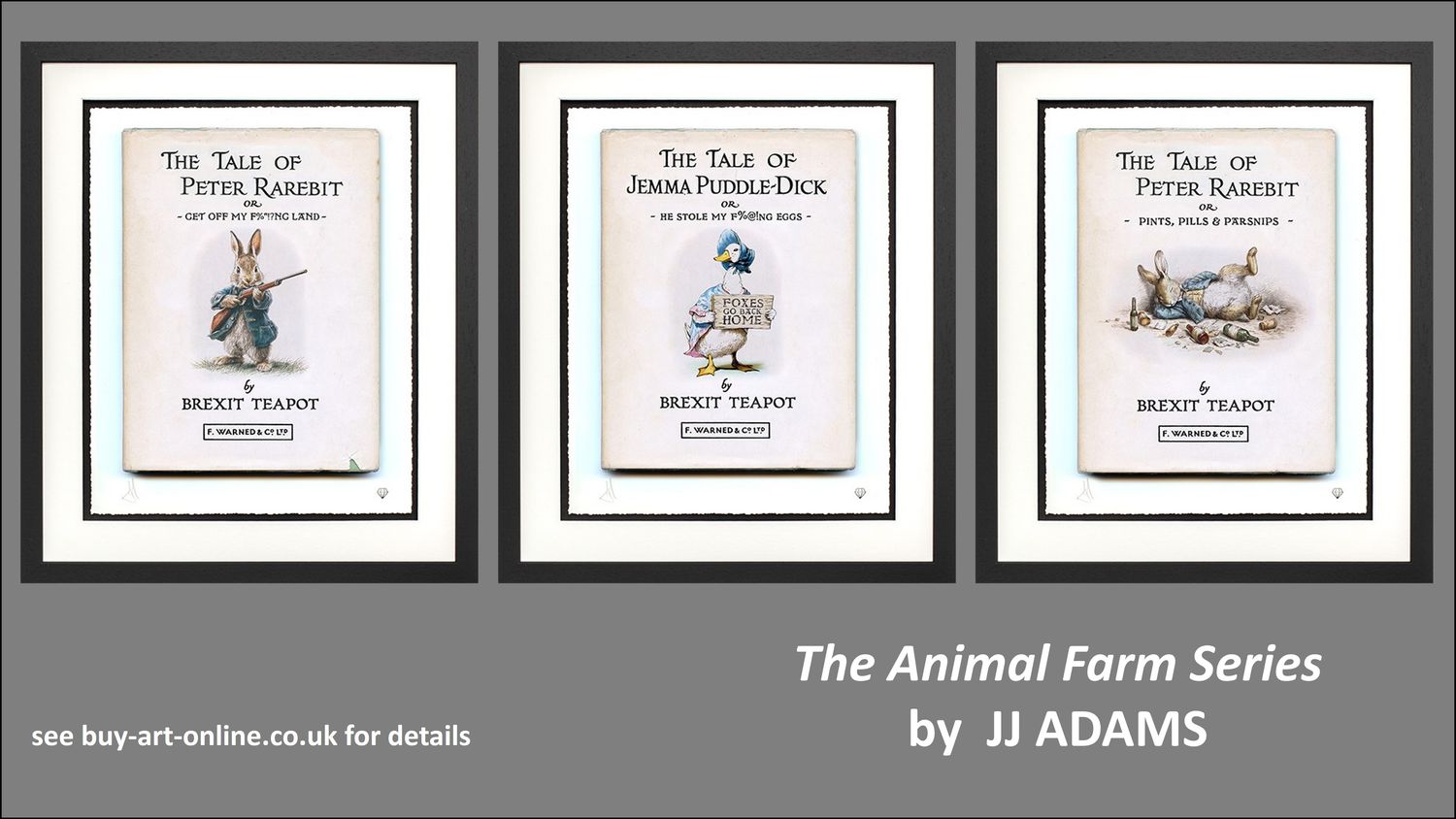 Animal Farm Series by Brexit Teapot