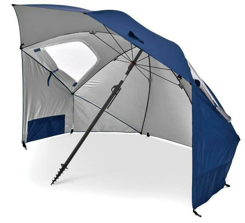 SKLZ SportBrella Premiere Blue: SPF50+ Rain, Wind, Sun Protection