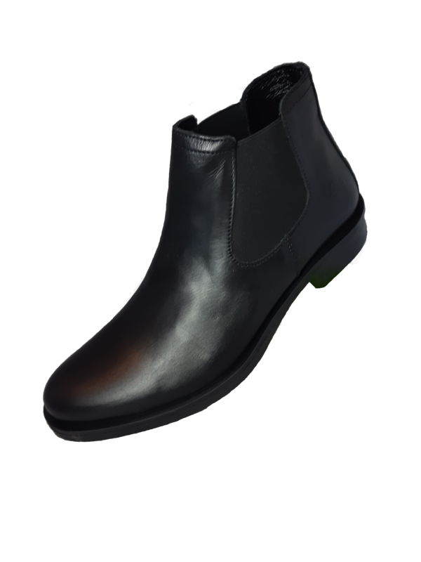 OzSca Half-Boot - King Valley (BLACK Genuine Leather)