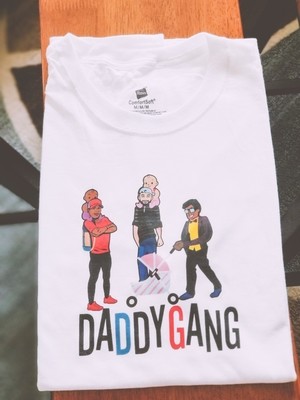 DaddyGang Dad Tee White Extra Large