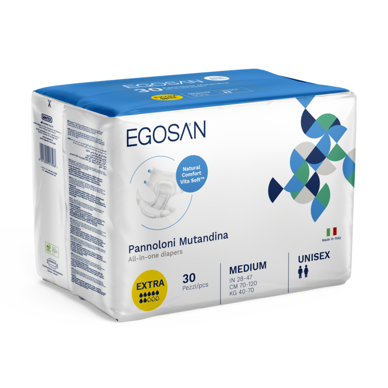 Egosan NAPPIES Vitasoft Xtra Med 30&#39;s