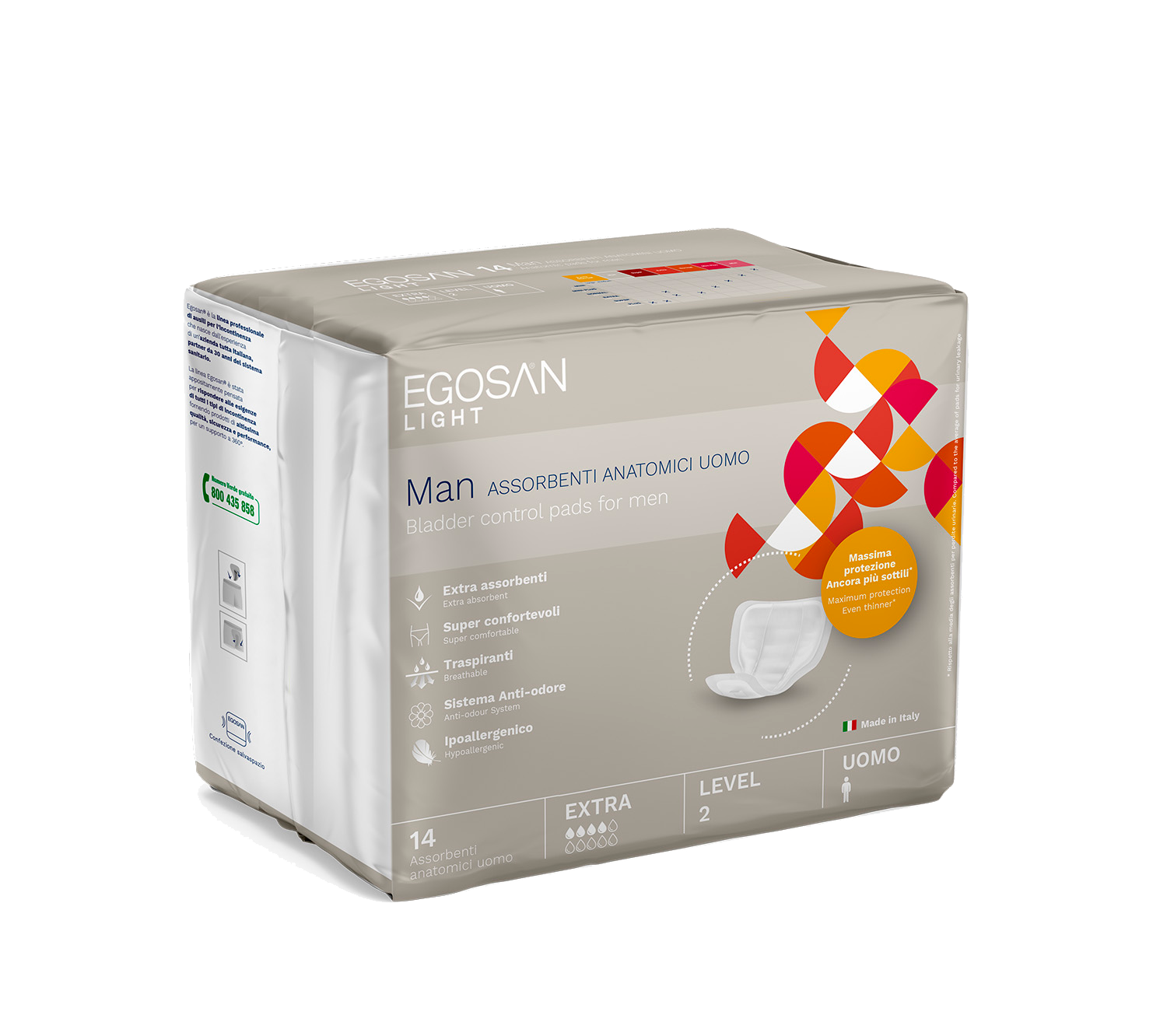 Egosan Pad male level 2   -14&#39;s