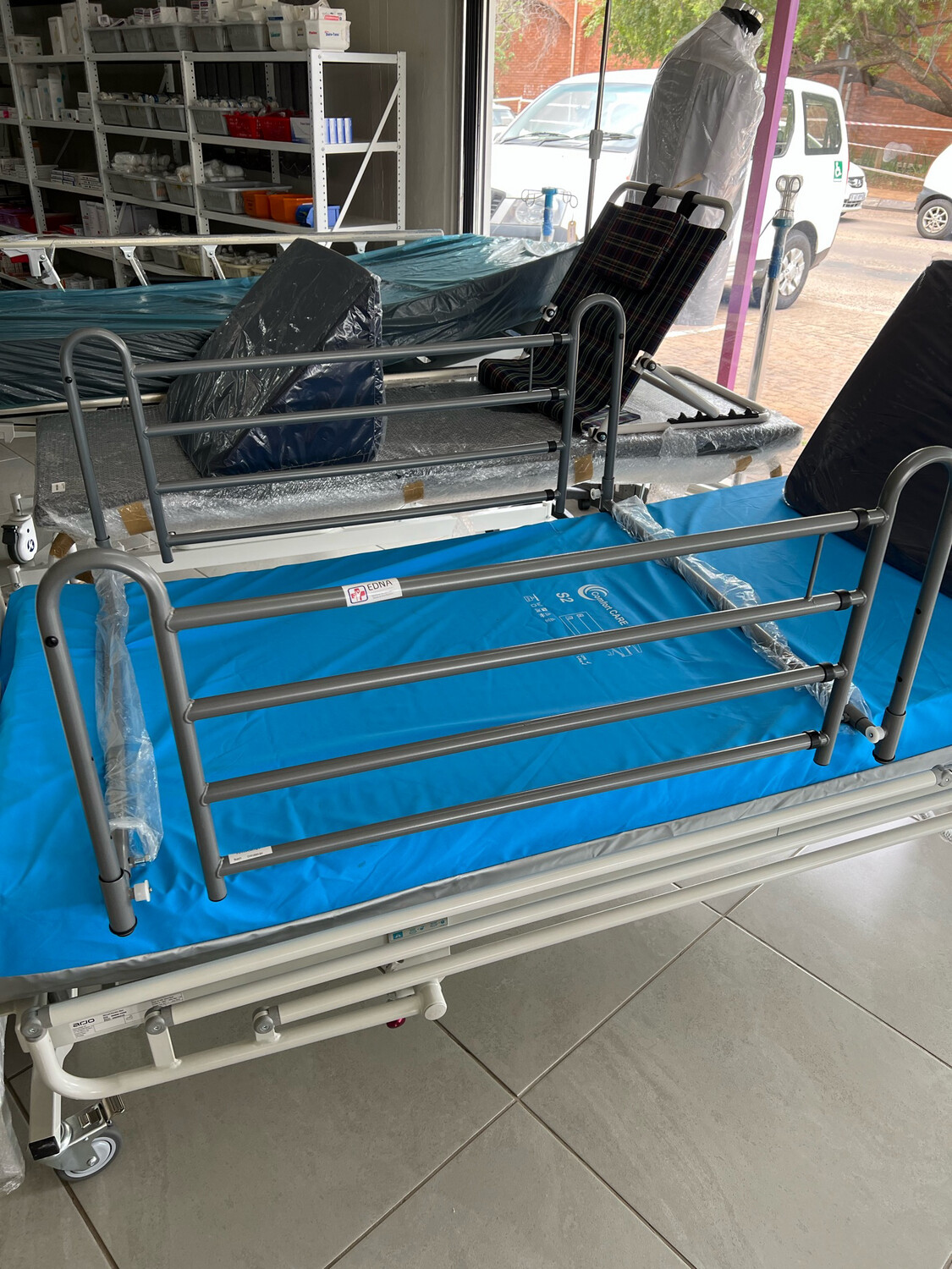 Bed Cotside Undermatress Rail