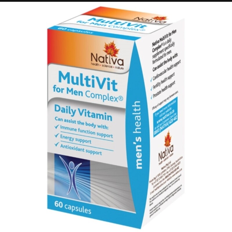 NATIVA MULTIVITAMIN FOR MEN 60`