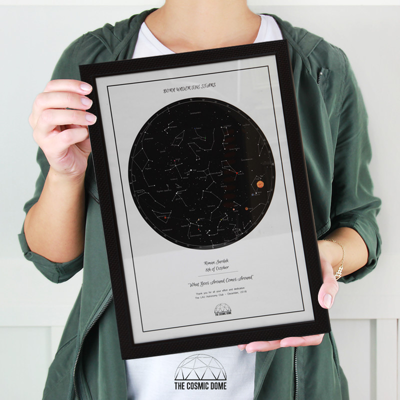 The Classic Star Map - Framed